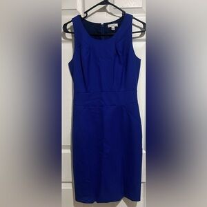 J. Crew Women’s Royal Blue Wool Lined Midi Dress Sz. 2